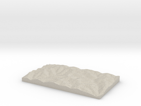 Model of Broken Back Range in Natural Sandstone