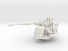 1/72 RN Single 40mm Bofors AA Gun in White Natural Versatile Plastic