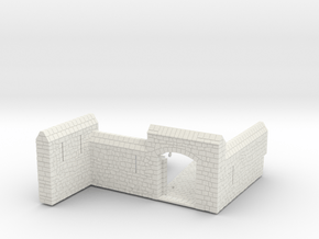 HOF082 - Barbican for the castle. in White Natural Versatile Plastic