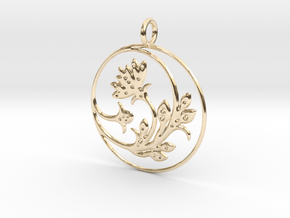 Creator Pendant in 14K Yellow Gold