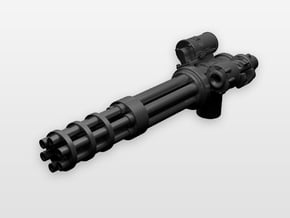 Blackout Minigun (Studio Series Leader) in White Processed Versatile Plastic