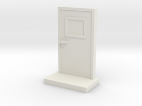 Metal Door in White Natural Versatile Plastic