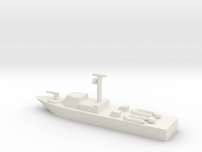 1/285 Scale Super Dvora III Fast Patrol Boat in White Natural Versatile Plastic