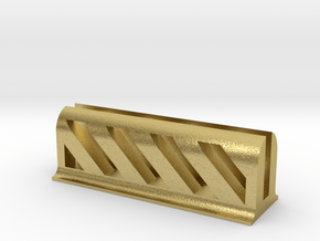 Business Card Holder in Natural Brass