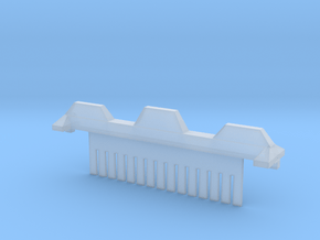 15 Tooth Electrophoresis Comb in Tan Fine Detail Plastic