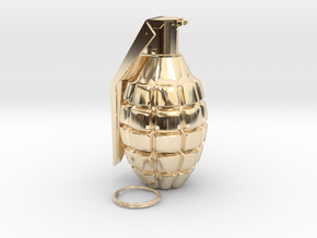 1/4th Scale Pineapple Hand Grenade     DDかSDドールの「パ in 14K Yellow Gold