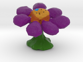 Flower Full-Color Figure in Natural Full Color Sandstone