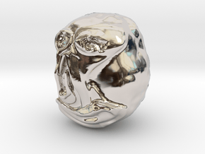 "Hello" Carving Sculpture (Dark Souls) in Platinum: Small