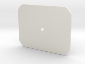 Hub - Enclosure Top in White Natural Versatile Plastic