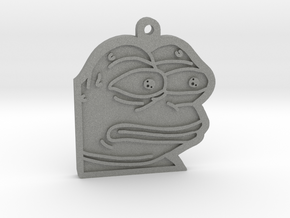Pepe the Frog monkaS Meme Keychain in Gray PA12