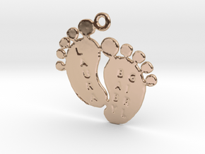 Creator Pendant in 14k Rose Gold Plated Brass