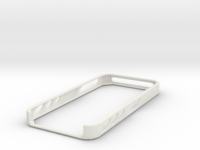 iphone 5 basic bumper in White Premium Versatile Plastic