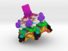 Bacteriophage T4 Baseplate  in Natural Full Color Sandstone