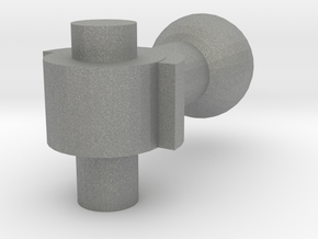 Replacement Shoulder Joint for Rockin' Action Mega in Gray PA12