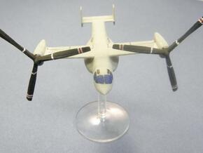 1/285 (6mm) MV-22 Osprey in White Natural Versatile Plastic