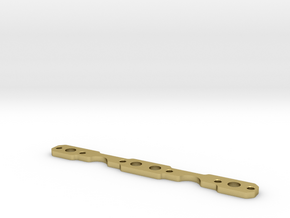 Header Plate for RC4WD V8 (type 1) in Natural Brass