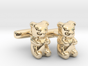 Gummy Bear Cufflinks in 14K Yellow Gold