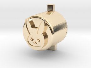 d.va button in 14K Yellow Gold