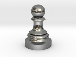 Pawn - F[1,0M/1,1C] Classic in Polished Silver