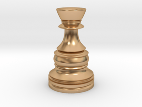 Wazir-Rider (Rook) - [1,0] Classic in Polished Bronze