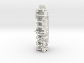 1/87 95' Tower Ladder body w/ boom in White Natural Versatile Plastic