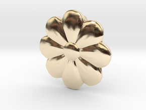 Little Flower Pendant in 14K Yellow Gold