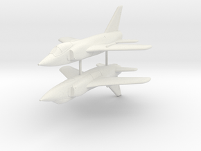 1/200 Grumman F-11 Tiger (x2) in White Natural Versatile Plastic