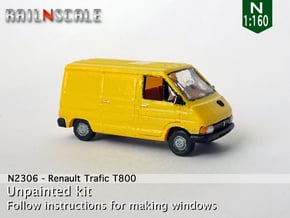 Renault Trafic T800 (N 1:160) in Tan Fine Detail Plastic