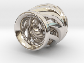 tzb tachyon  in Rhodium Plated Brass