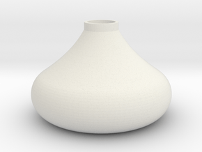 Persian Candle Holder in White Natural Versatile Plastic