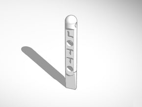 tool Lotto Scratch Card Scraper Ver2 in White Natural Versatile Plastic