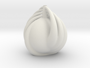 Vase 1109redux in White Natural Versatile Plastic