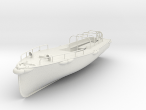 1/35 IJN Hull for Motor Boat Cutter 11m 60hp  in White Natural Versatile Plastic