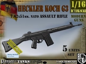 1/16 heckler Koch G3 Set in Tan Fine Detail Plastic