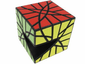Weirder Cube in White Natural Versatile Plastic