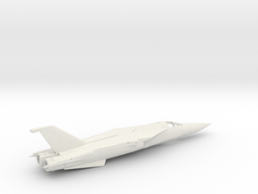F-111TACT-144scale-WingsFwd-01-Airframe in White Natural Versatile Plastic