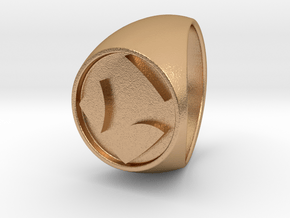 Custom Signet Ring 26 in Natural Bronze