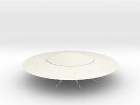 UFO10 in White Natural Versatile Plastic
