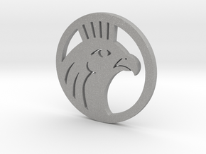 Large Round of Horus in Aluminum