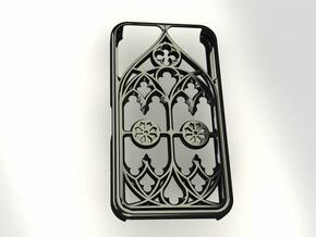 iPhon 4/4s case Gothic style in White Natural Versatile Plastic