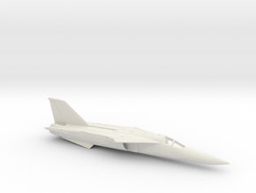 F-111A-144scale-WingsBack-01-Airframe in White Natural Versatile Plastic