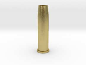 Airsoft WinGun Revolver Compatible 6mm 1-BB Shell in Natural Brass