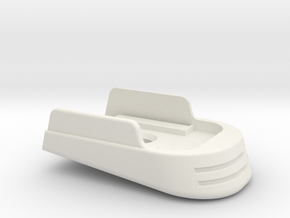 Small Extended Base Pad for SIG P365 in White Premium Versatile Plastic
