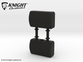 VP10004 Origin Seat headrests in Black Natural Versatile Plastic