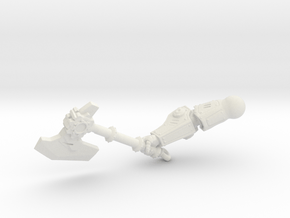 Sons Ravager - Right Arm (Axe) in White Natural Versatile Plastic