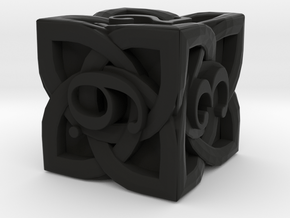 Celtic D6 - Solid Centre for Plastic in Black Premium Versatile Plastic