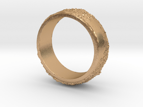 Moon Ring in Natural Bronze