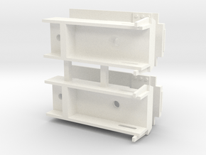 Lionel ACF Covered Hopper Kadee Coupler Box in White Processed Versatile Plastic