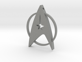 Star Trek Pendant in Gray PA12