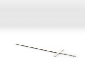 Ice - Ned Stark's Sword -  Game Of Thrones in White Processed Versatile Plastic